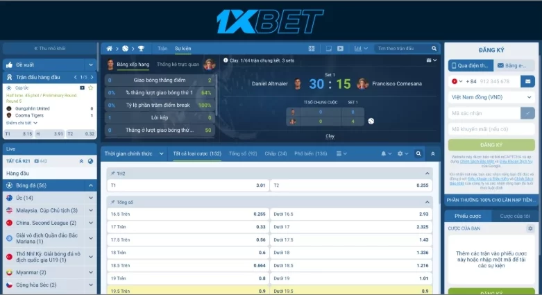 Chơi lớn, thắng đậm cùng 1xBet